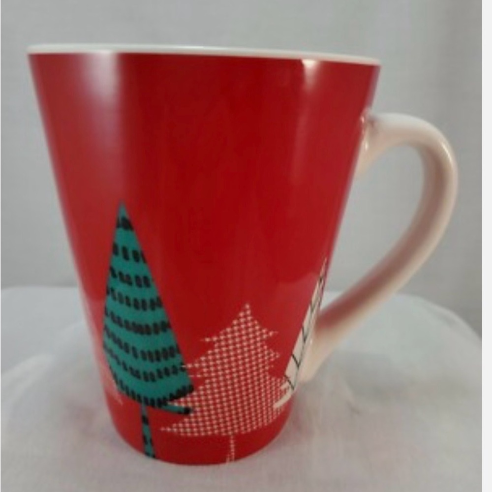Starbucks 2017 Holiday Theme Christmas Tree Mug Cup - 13oz